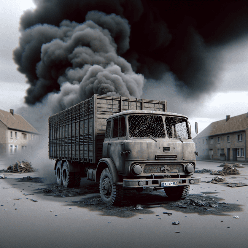 Schauenburg-Elgershausen: Brand eines abgemeldeten Lkw – Polizei geht von Brandstiftung aus und sucht Zeugen