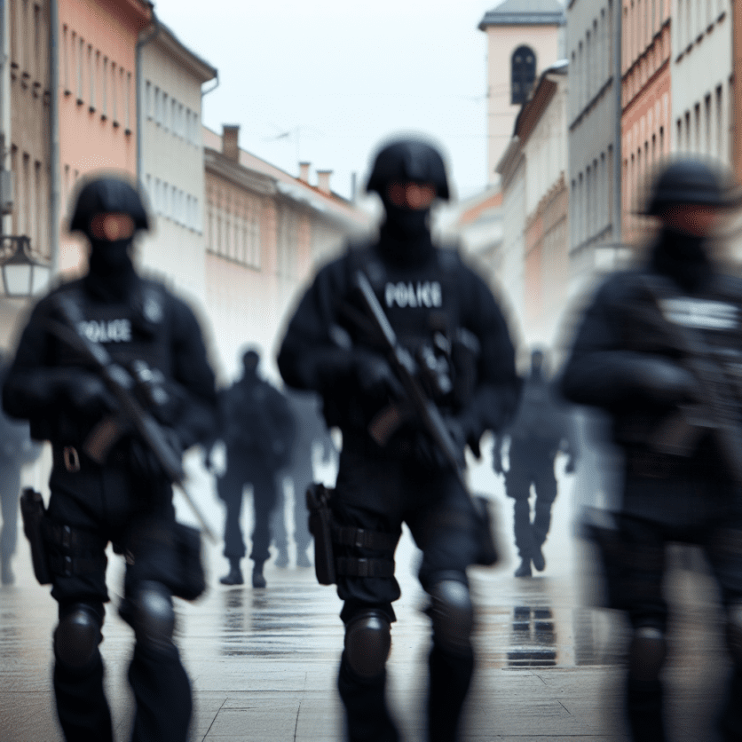 LPI-G: Polizeibeamte werden bei Ruhestörung angegriffen.