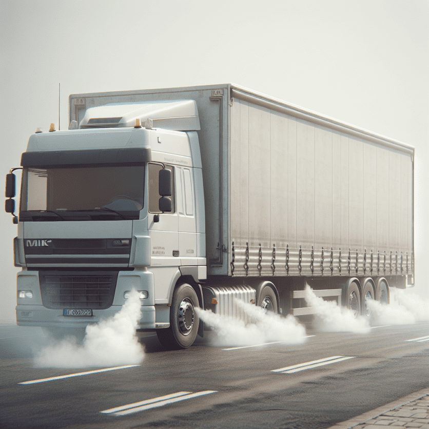 Hude, Landkreis Oldenburg: Brand eines Milchtransporters