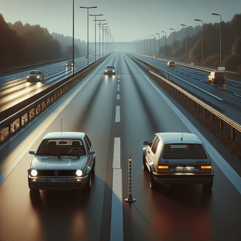 Illegales Autorennen auf der Autobahn A 7 beendet – Autobahnpolizei beschlagnahmt Fahrzeuge und Handys