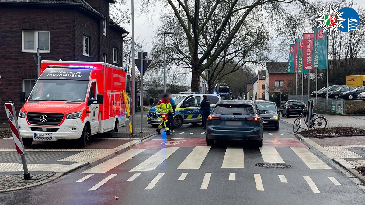 POL-OB: Radfahrerin an rot markierter Überfahrt angefahren – erneuter Unfall gibt Anlass zur Sensibilisierung