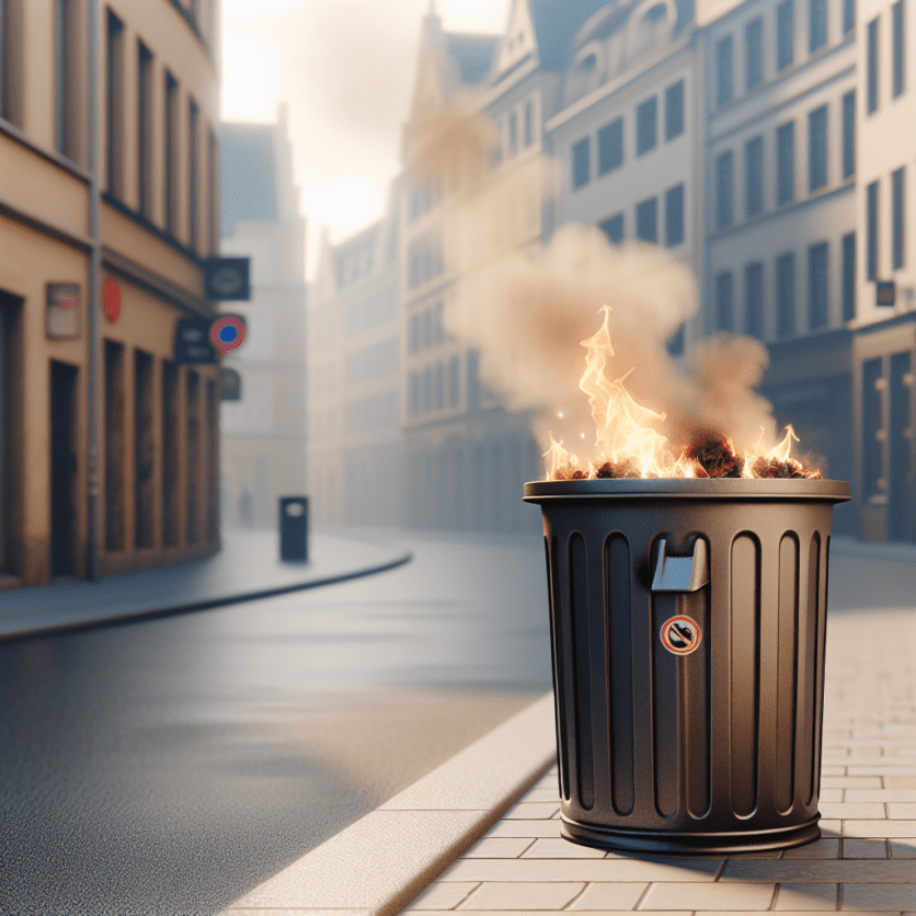 Essen: Verdächtige nach Mülltonnenbrand geschnappt