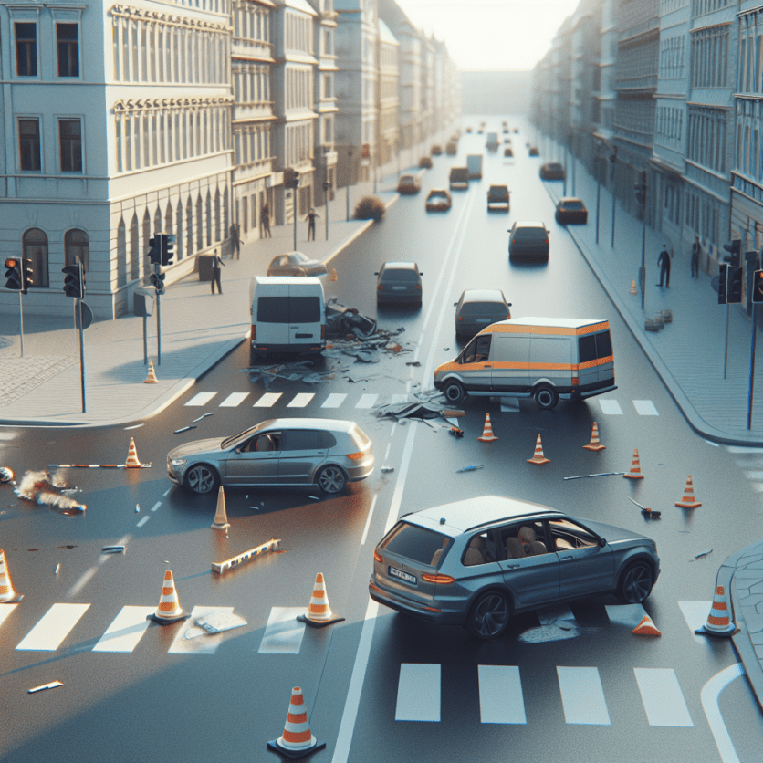 Frankfurt am Main, Gutleutviertel: Schwerer Verkehrsunfall