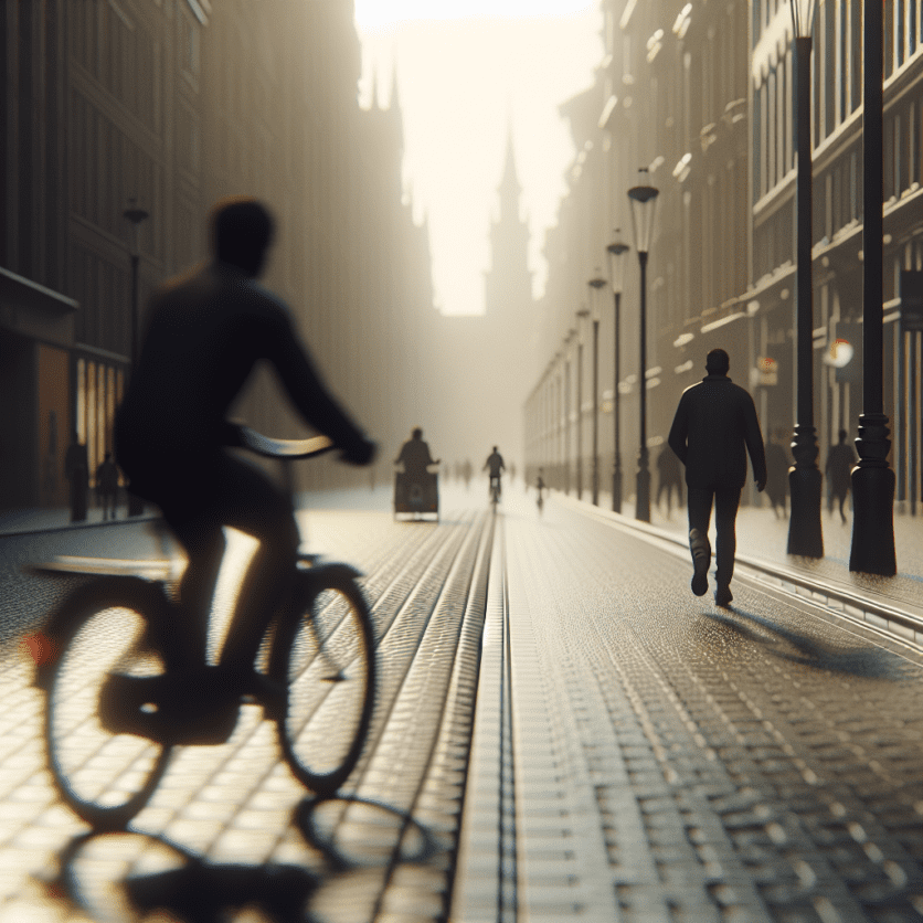 Ort nicht bekannt: Fahrradfahrer contra Fußgänger – Zeugen gesucht