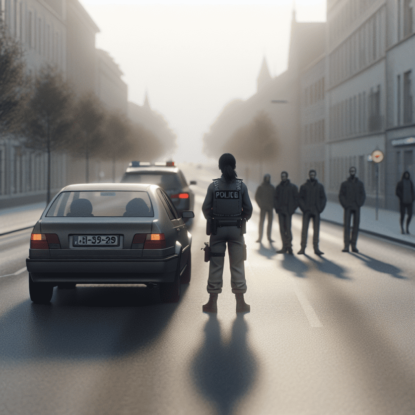 Marxloh: Polizei stoppt einen uneinsichtigen Autofahrer