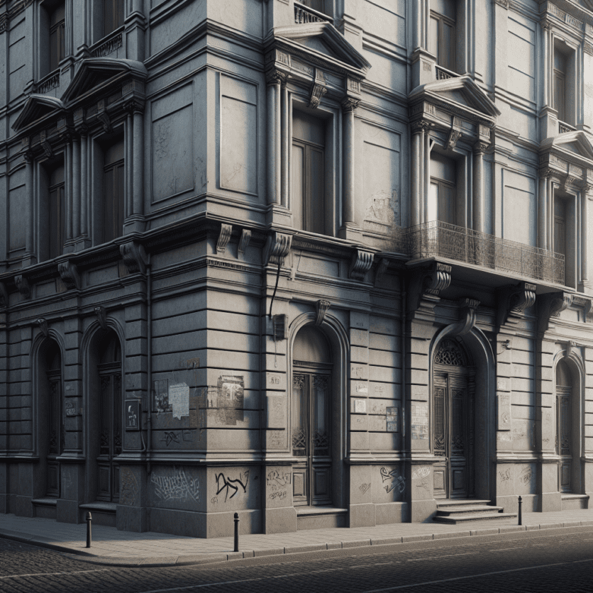 Stadtschloss beschmiert – Ermittlungen der LPI-J