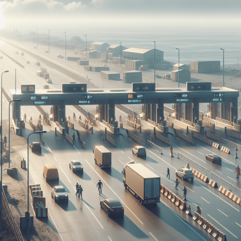 Grenzübergang: Festnahme nach Angaben der Polizei