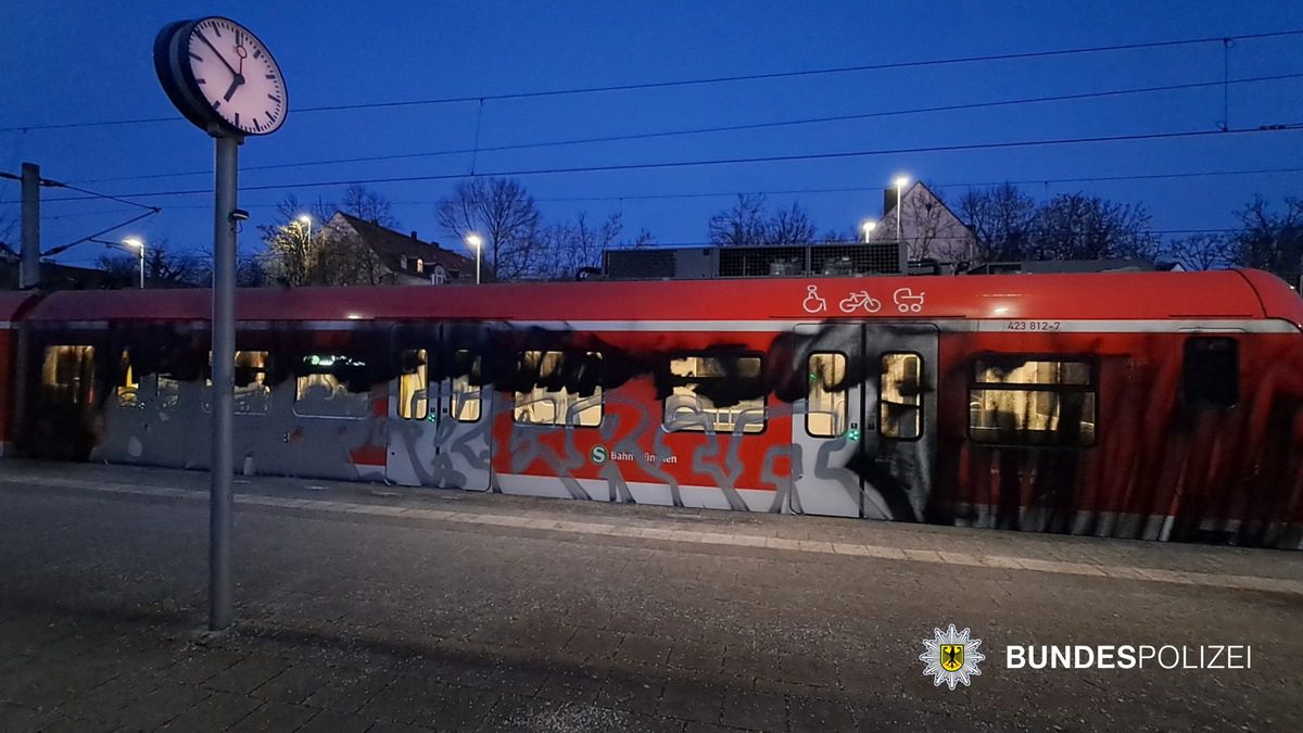 München: Graffiti-Täter von der Bundespolizeidirektion München geschnappt