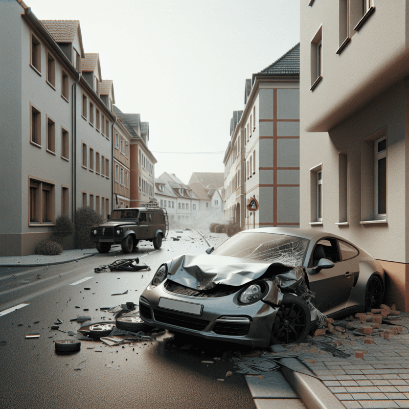 POL-W: RS Mann fährt gegen Hauswand