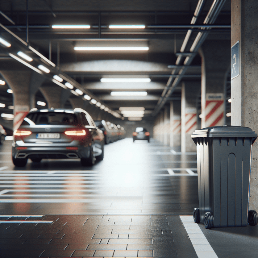 Eberbach, Rhein-Neckar-Kreis: Mehrere Mülleimer in Tiefgarage angezündet, Zeugenaufruf