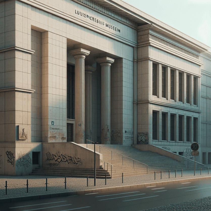 Frankfurt – Innenstadt: Museum beschmiert