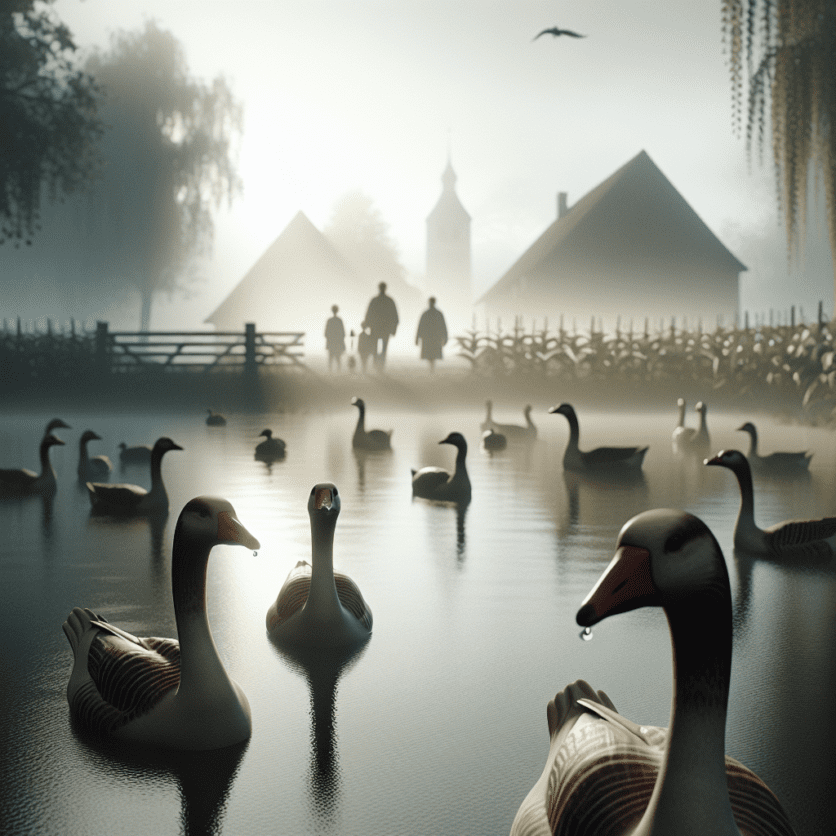 Groß-Gerau: Gänsehirt von Dornheim vermisst Gans – Polizei ermittelt