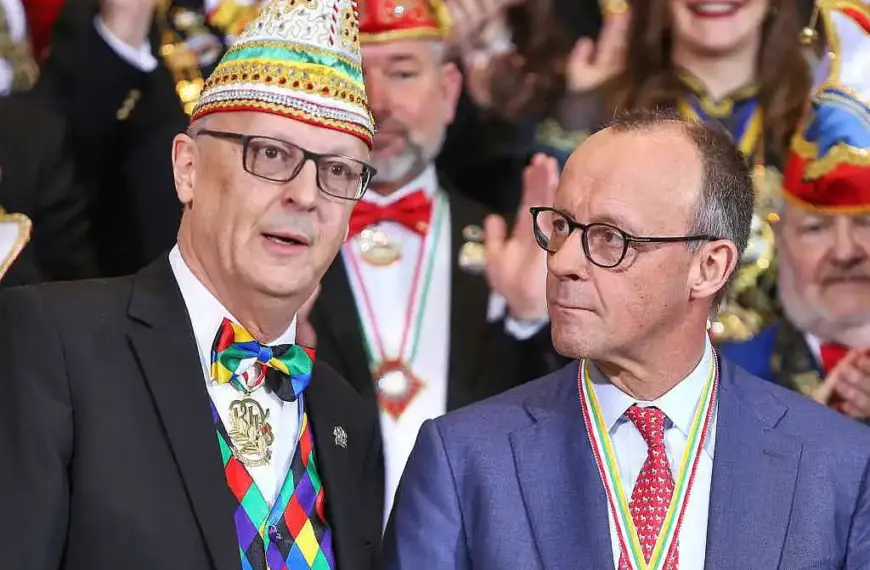 Merz zu Karnevalisten: „Ginge es doch immer so fröhlich zu“