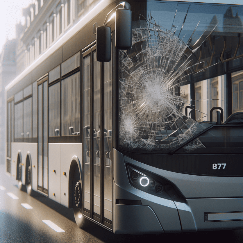 Bonn-Tannenbusch: Fensterscheibe eines Linienbusses eingeworfen – Polizei bittet um Hinweise