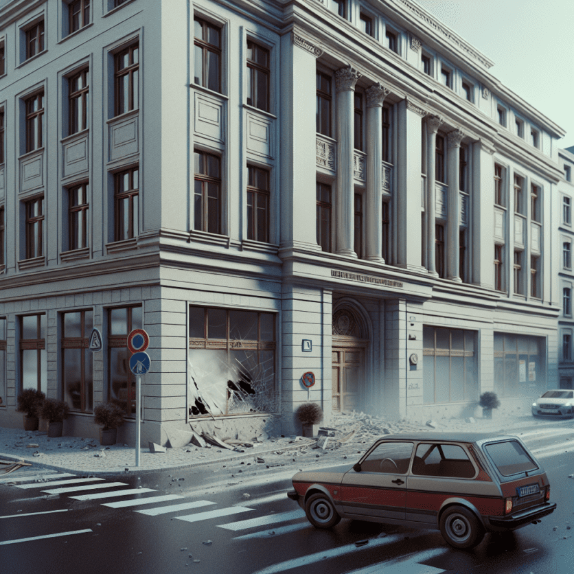 Leverkusen: Autofahrer nach Verfolgungsfahrt fährt in Bäckerei