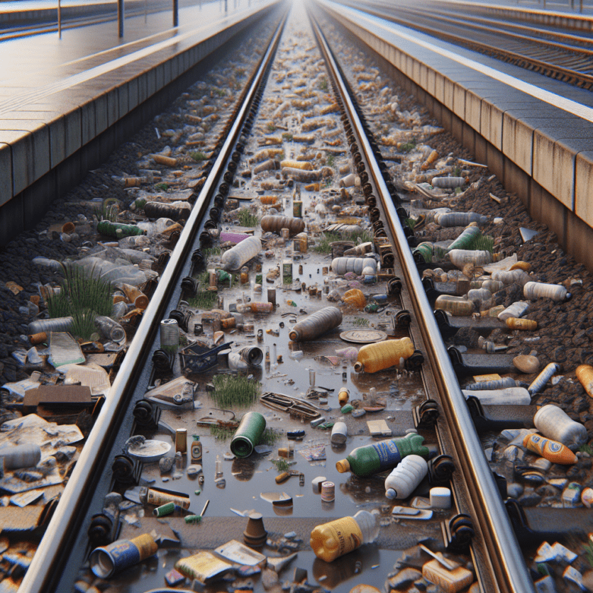 BPOLI S: Gegenstände auf Gleise gelegt