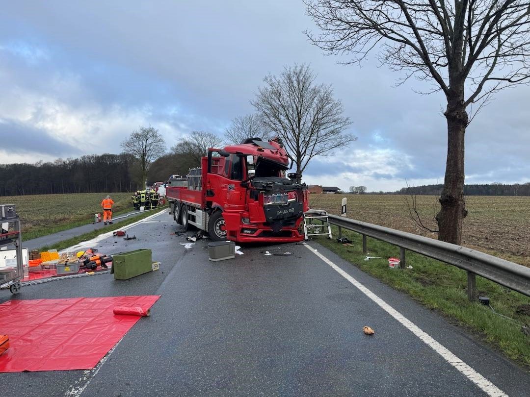 B71: Vollsperrung nach schwerem Verkehrsunfall aufgehoben