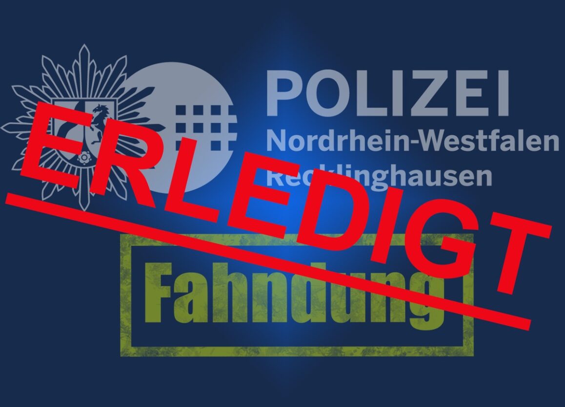 Gladbeck: Polizei beendet Fahndung nach Mann wegen unberechtigt abgehobenen Bargelds